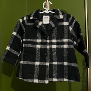 girls plaid peacoat